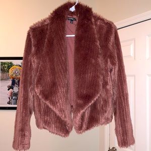 Express faux fur jacket